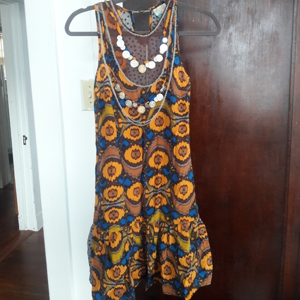 Plenty by Tracy Reese size 2 silk drop waist dress